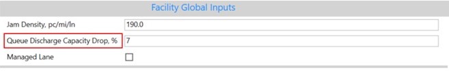 Queue Discharge Capacity Drop