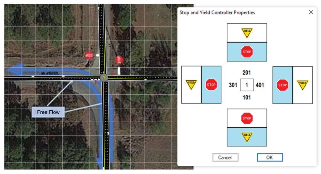 Stop and Yield Controller Properties