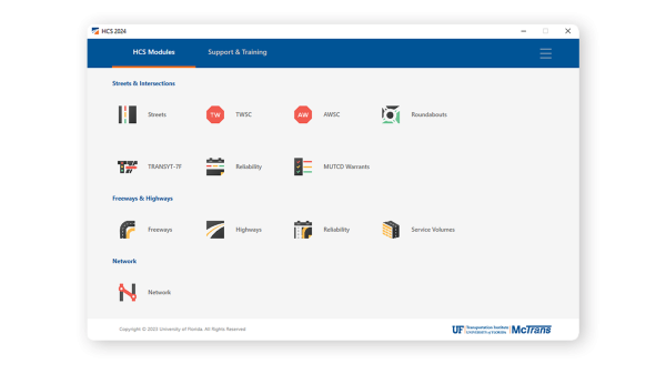 Highway Capacity Software Overview - McTrans Center