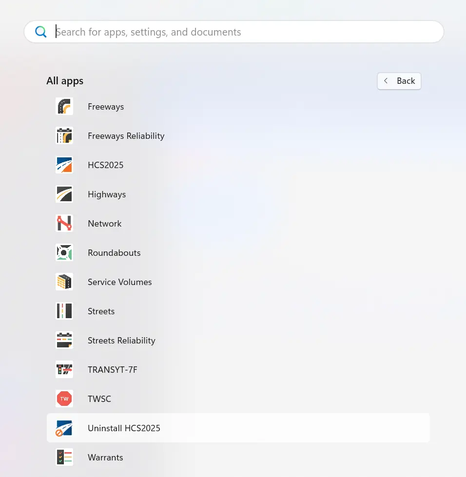Uninstall HCS 2024