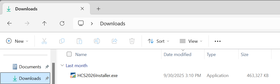 HCS202xInstaller file